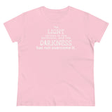 "Light in darkness" Women's Cotton Tee