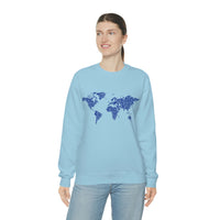 "Love the World" Heavy Blend Crewneck Sweatshirt