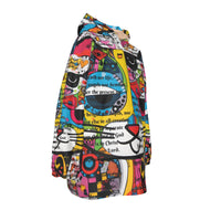 All-Over Print Kid's Sherpa Fleece Hoodie Blanket