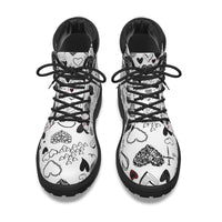 "Love" All-Over Print Women's Short Boots