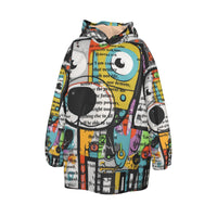 All-Over Print Kid's Sherpa Fleece Hoodie Blanket