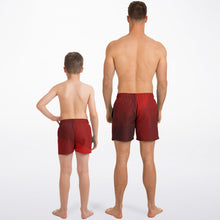 Load image into Gallery viewer, &quot;Matching Red Swimwear&quot; 2T-14T and Father
