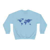 "Love the World" Heavy Blend Crewneck Sweatshirt