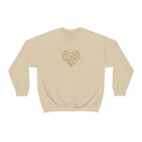 "Love Heart" Heavy Blend Crewneck Sweatshirt