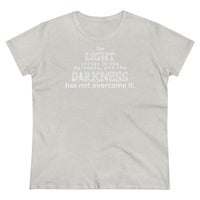 "Light in darkness" Women's Cotton Tee