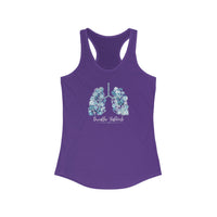 "Breathe Yahweh" Women's Ideal Racerback Tank