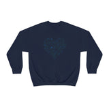 "Love Heart" Heavy Blend Crewneck Sweatshirt