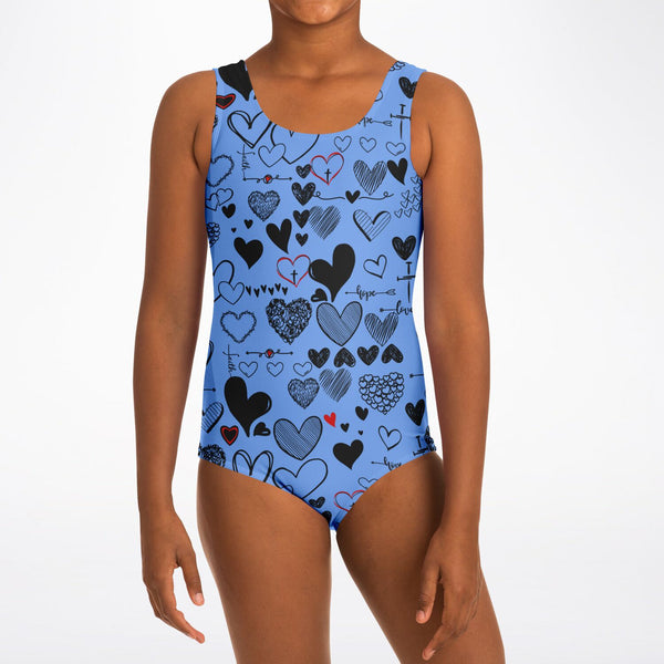 "Love" Youth Swimwear 8T-20T