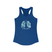 "Breathe Yahweh" Women's Ideal Racerback Tank