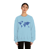 "Love the World" Heavy Blend Crewneck Sweatshirt