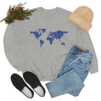 "Love the World" Heavy Blend Crewneck Sweatshirt