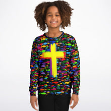 Load image into Gallery viewer, &quot;Fish&quot; Fleece inside Sweatshirt 2T-12T
