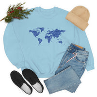 "Love the World" Heavy Blend Crewneck Sweatshirt