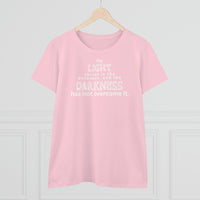 "Light in darkness" Women's Cotton Tee